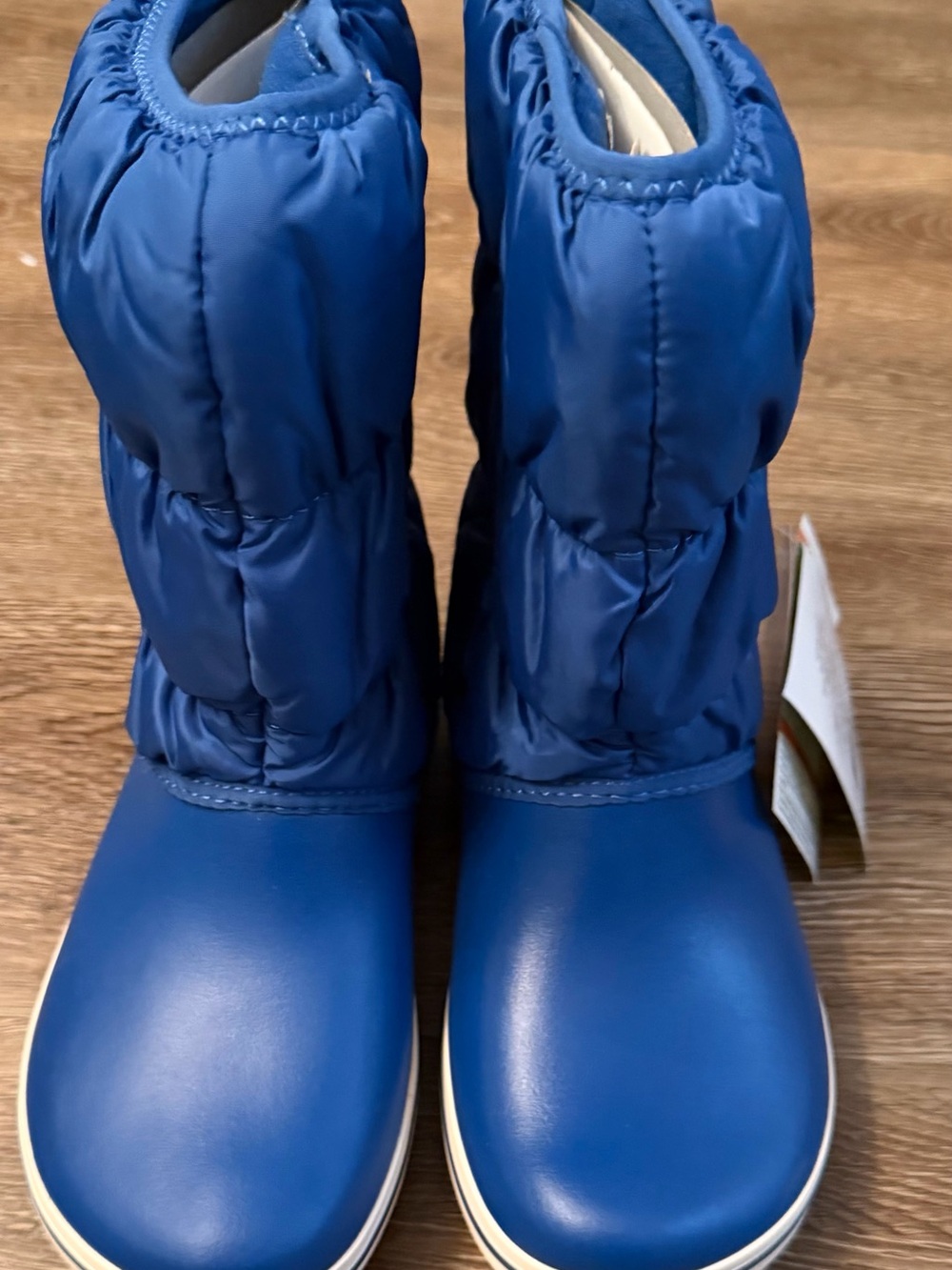 CROCS Royal Blue Quilted Winter Rain Boots